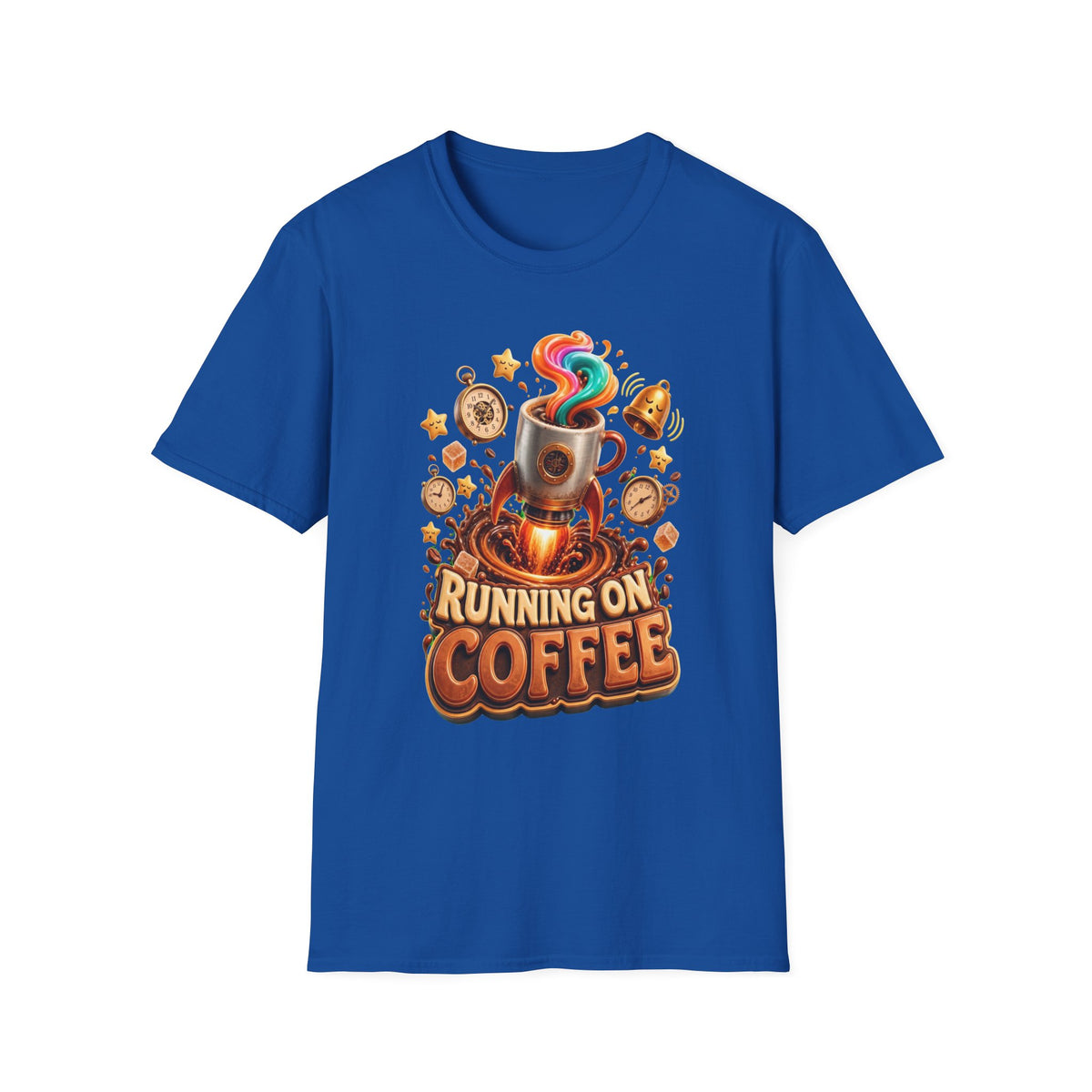 Running on Coffee T-Shirt — Funny Coffee Lover Tee