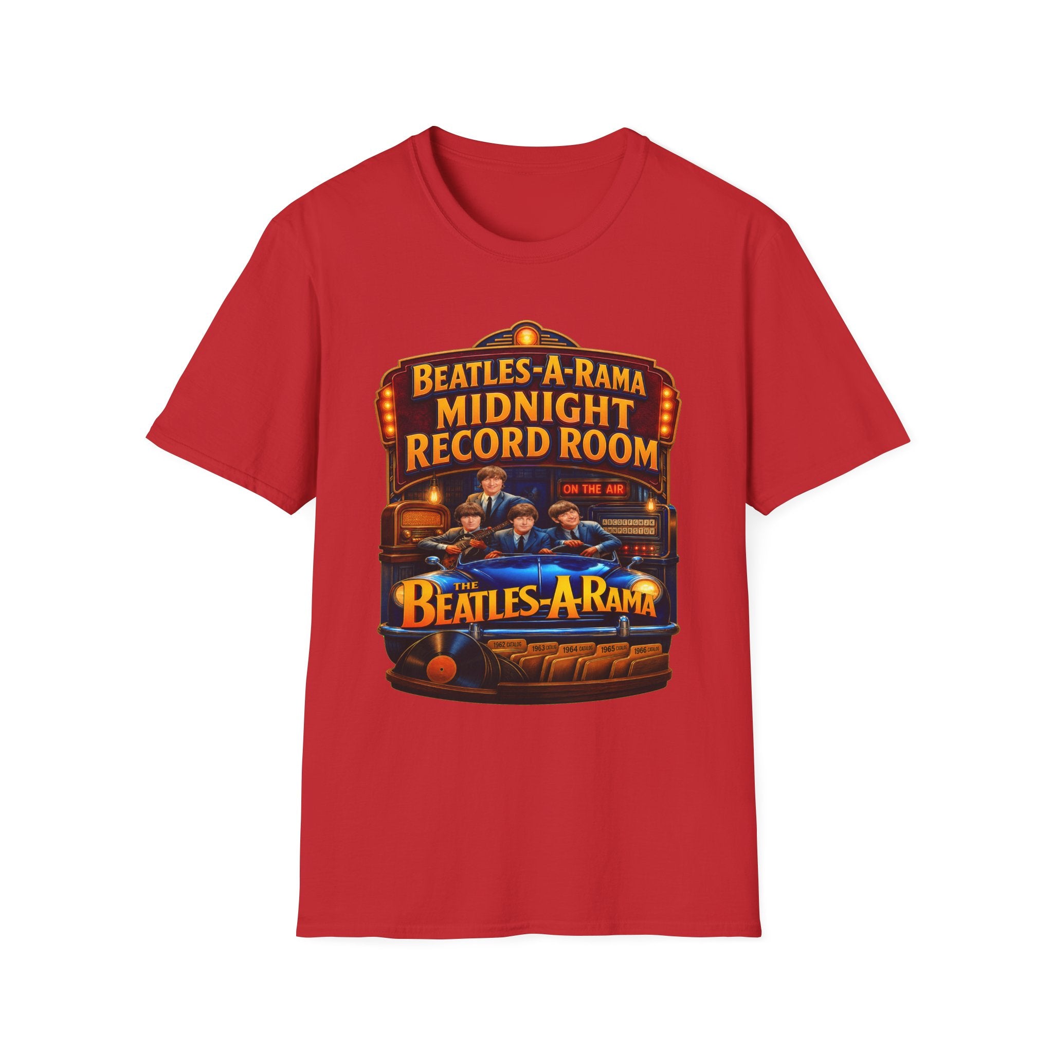 Beatles-A-Rama Midnight Record Room T-Shirt
