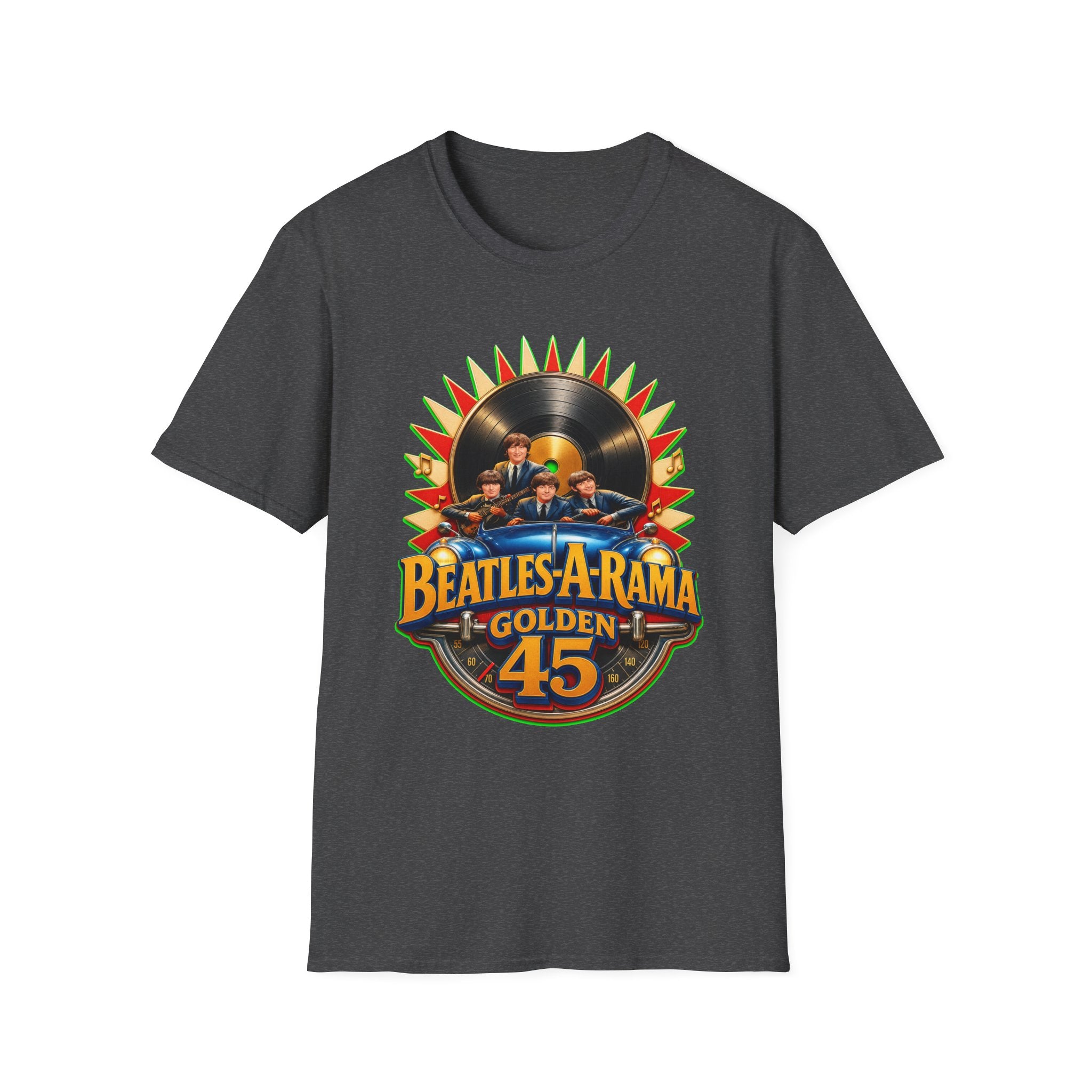 Beatles-A-Rama Golden 45 T-Shirt — Retro Vinyl Band Tee
