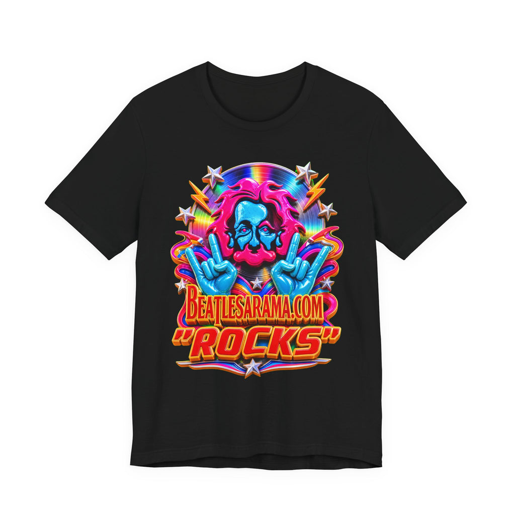 Beatlesarama.com "Rocks" T-Shirt — Retro Psychedelic Band Tee